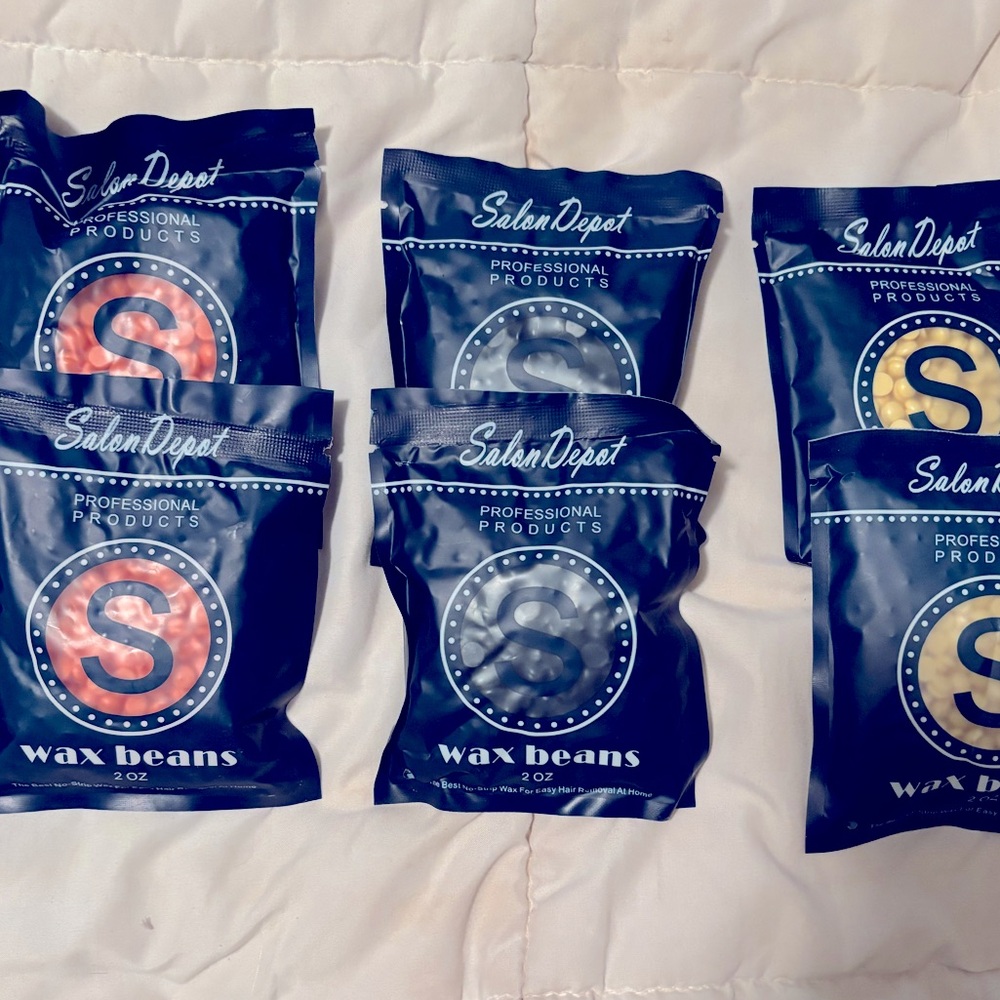 Soy wax beads for body wax & accessories lot